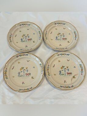 Vintage Heartland #7774 Salad Plates Set of 4 Japan